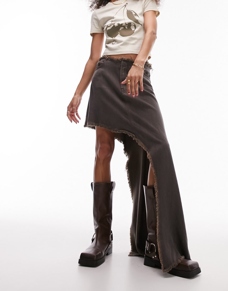 Asymmetric skirt