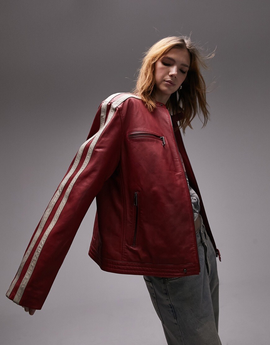 Moto cross red jacket