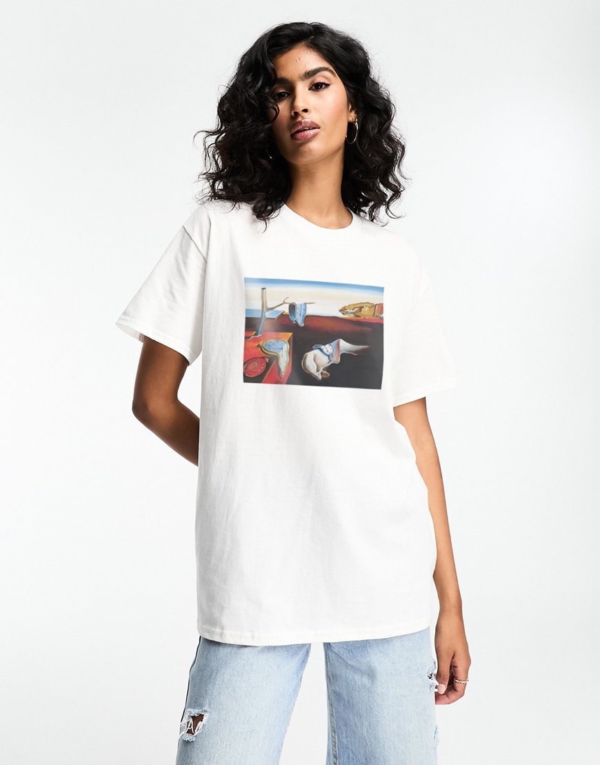model wearing t-shirt