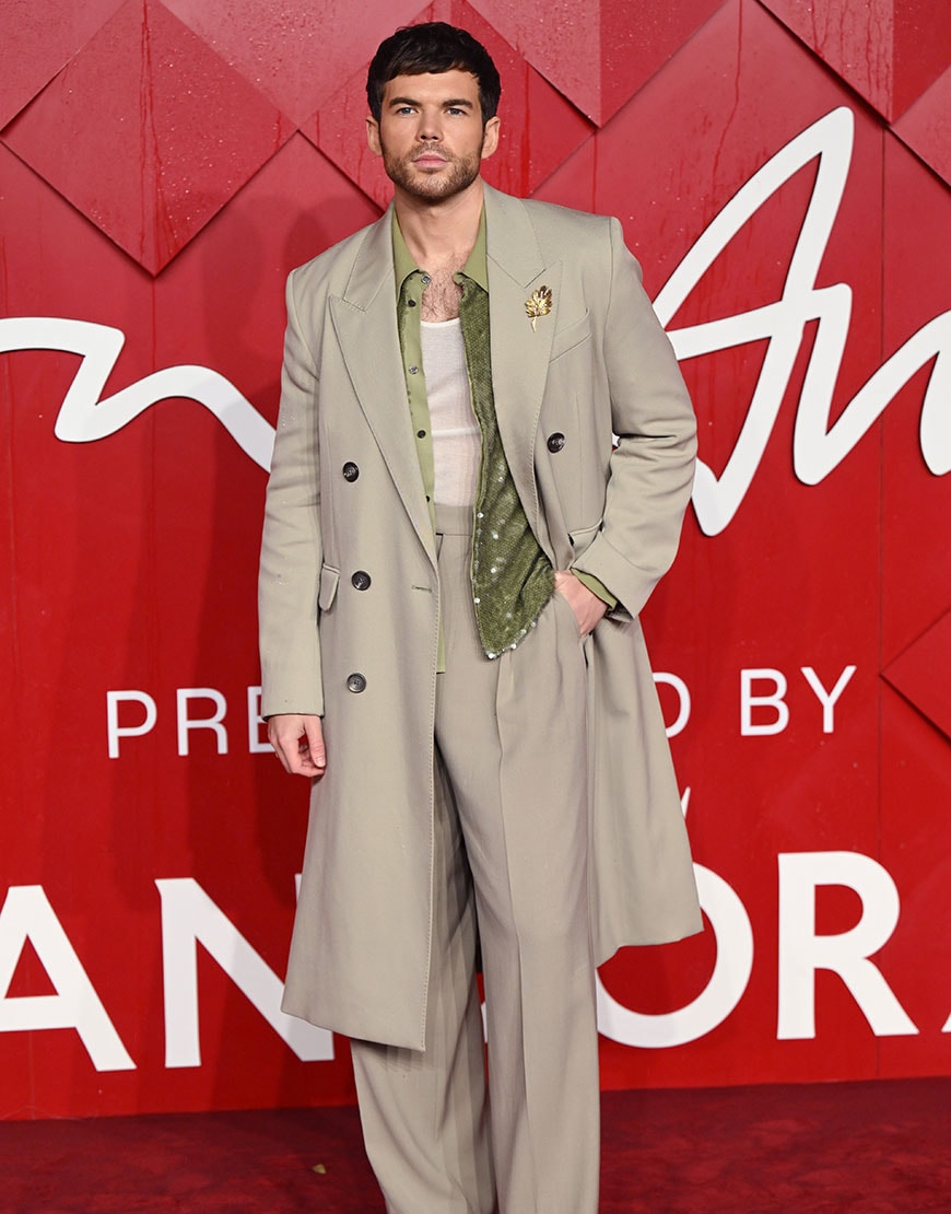 Luke Newton at the British Fashion Awards 2023 | ASOS Style Feed