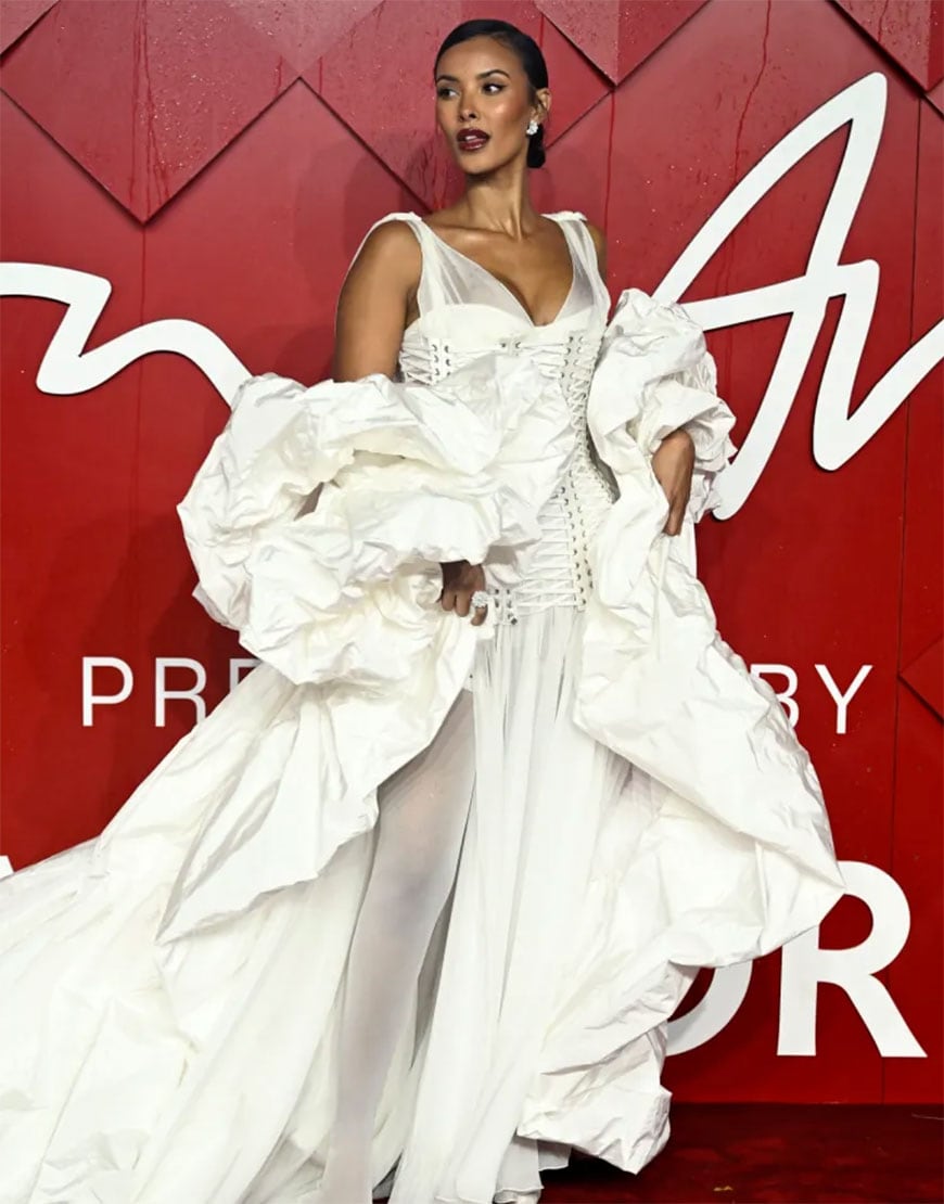 Maya Jama at the British Fashion Awards 2023 | ASOS Style Feed