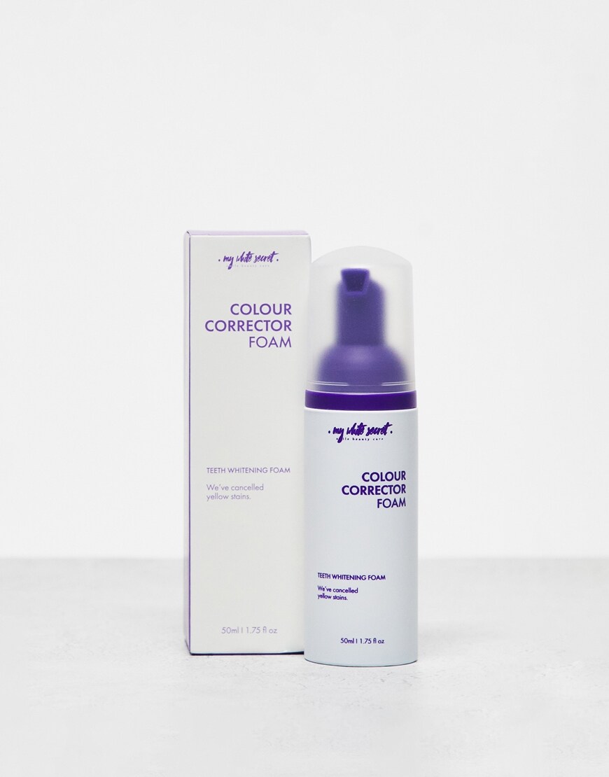 My White Secret Colour corrector Teeth whitening foam 50ml | ASOS Style Feed