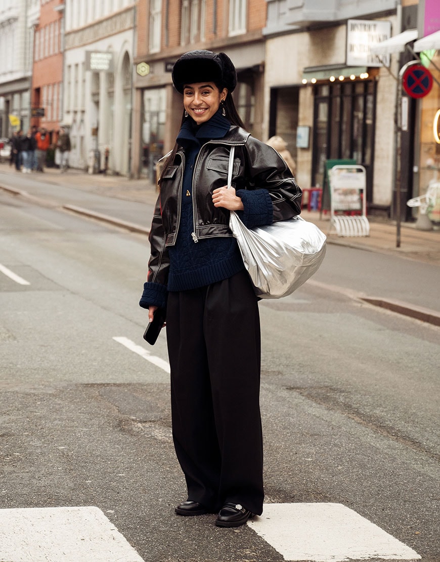 Woman wearing oversized bag | ASOS Style Feed