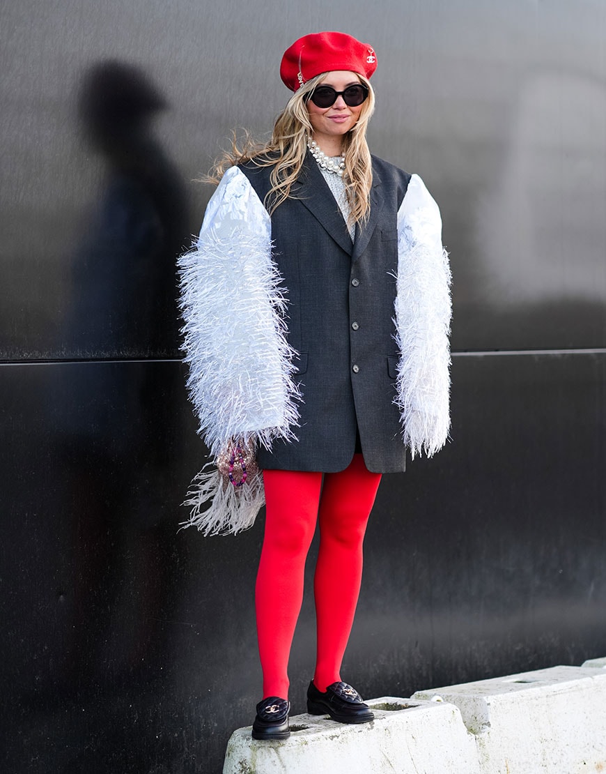 Woman wearing red outfit | ASOS Style Feed
