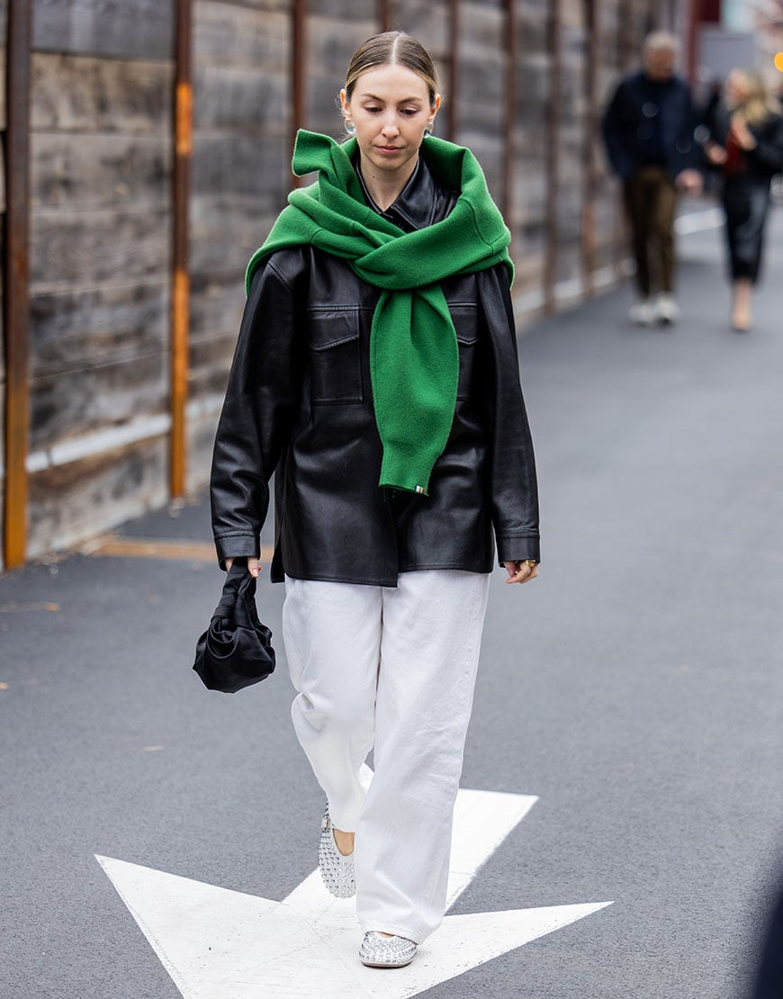 Guest at New York Fashion Week