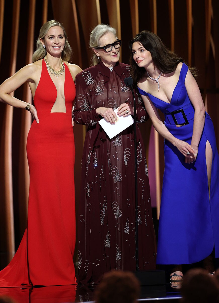 Emily Blunt, Meryl Streep and Anne Hathaway