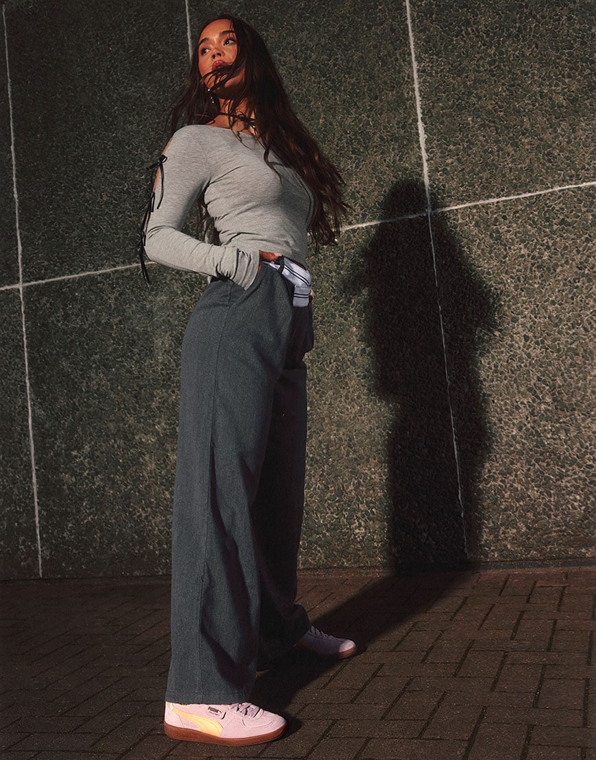 Woman wearing PUMA Palermos | ASOS Style Feed