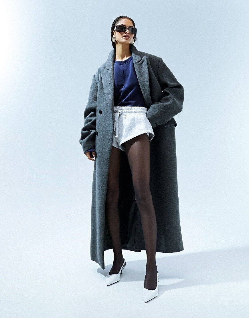 ASOS DESIGN micro jersey short in grey marl | ASOS Style Feed  