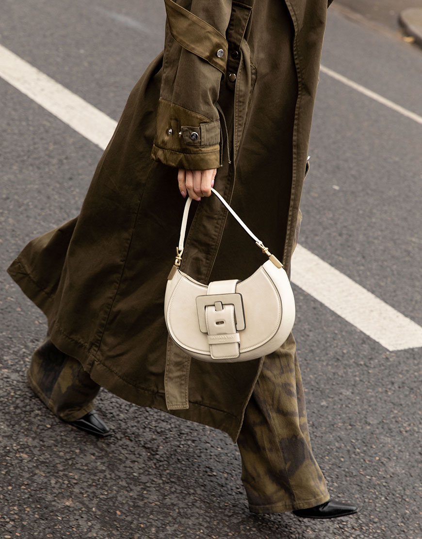 Modeling holding a white bag | ASOS Style Feed