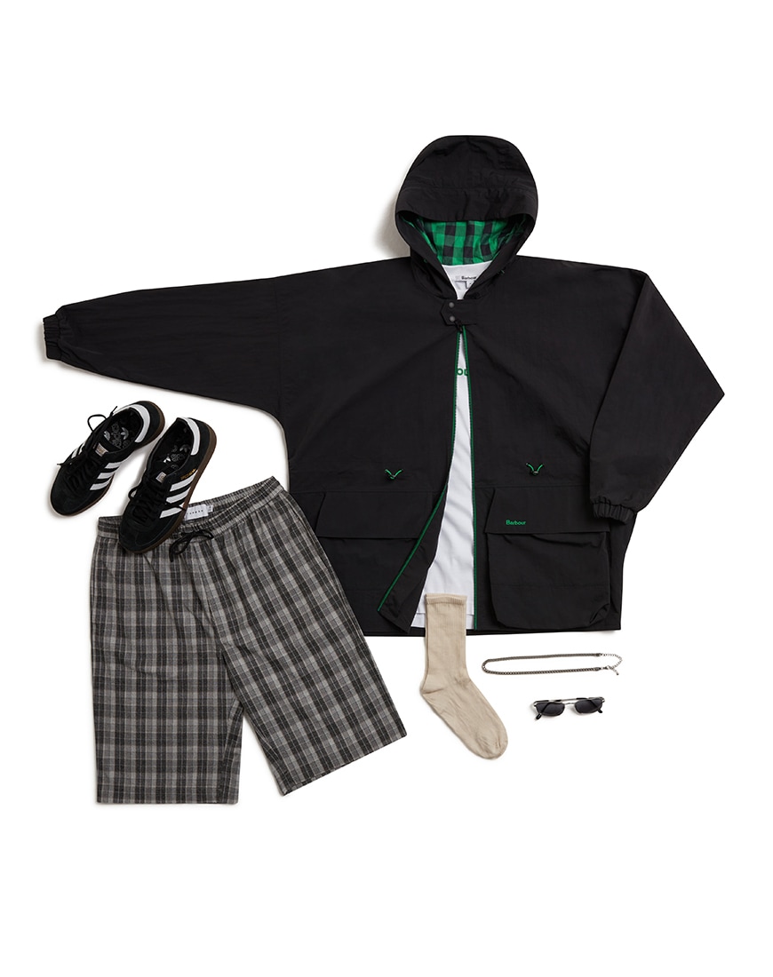 Snake Denton outfit 2 laid flat with white background