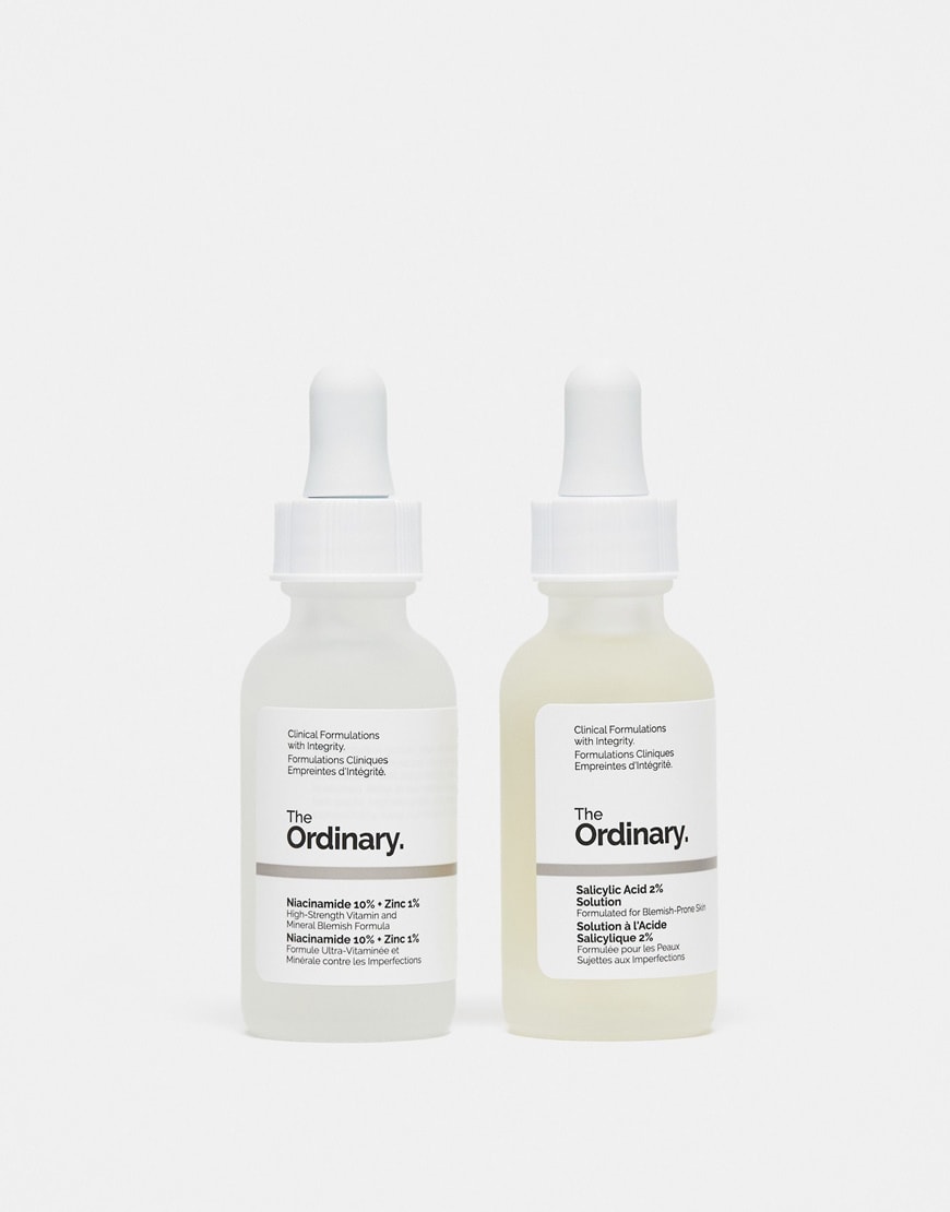 The Ordinary blemish control duo against white background