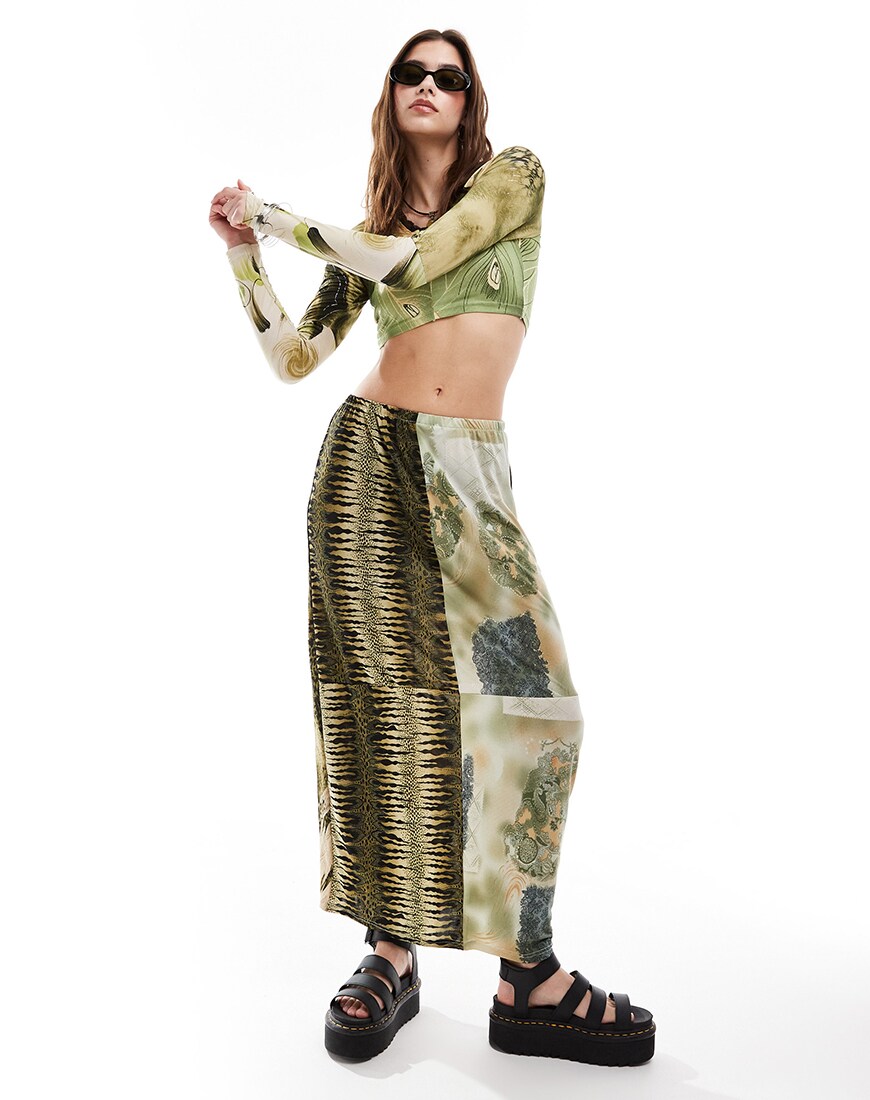 Woman wearing green co-ord set