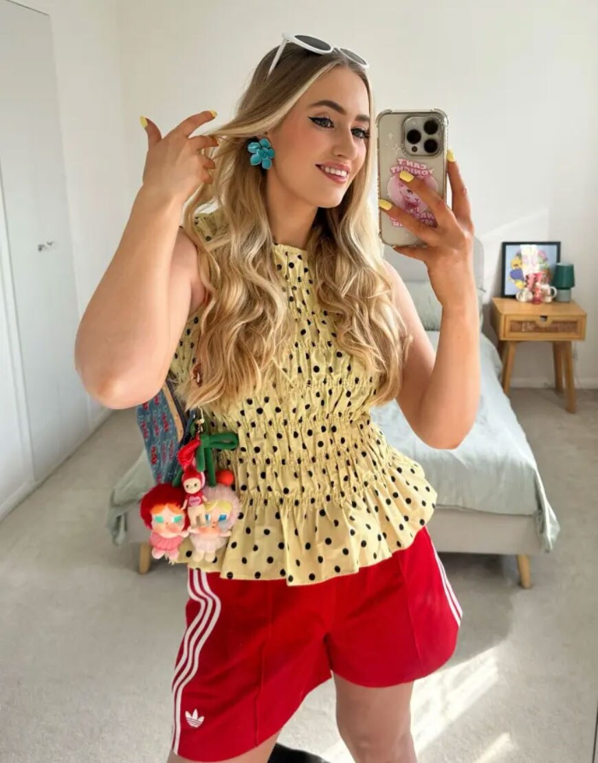 kathrynlucyoutfit polka dots|ASOS Style Feed