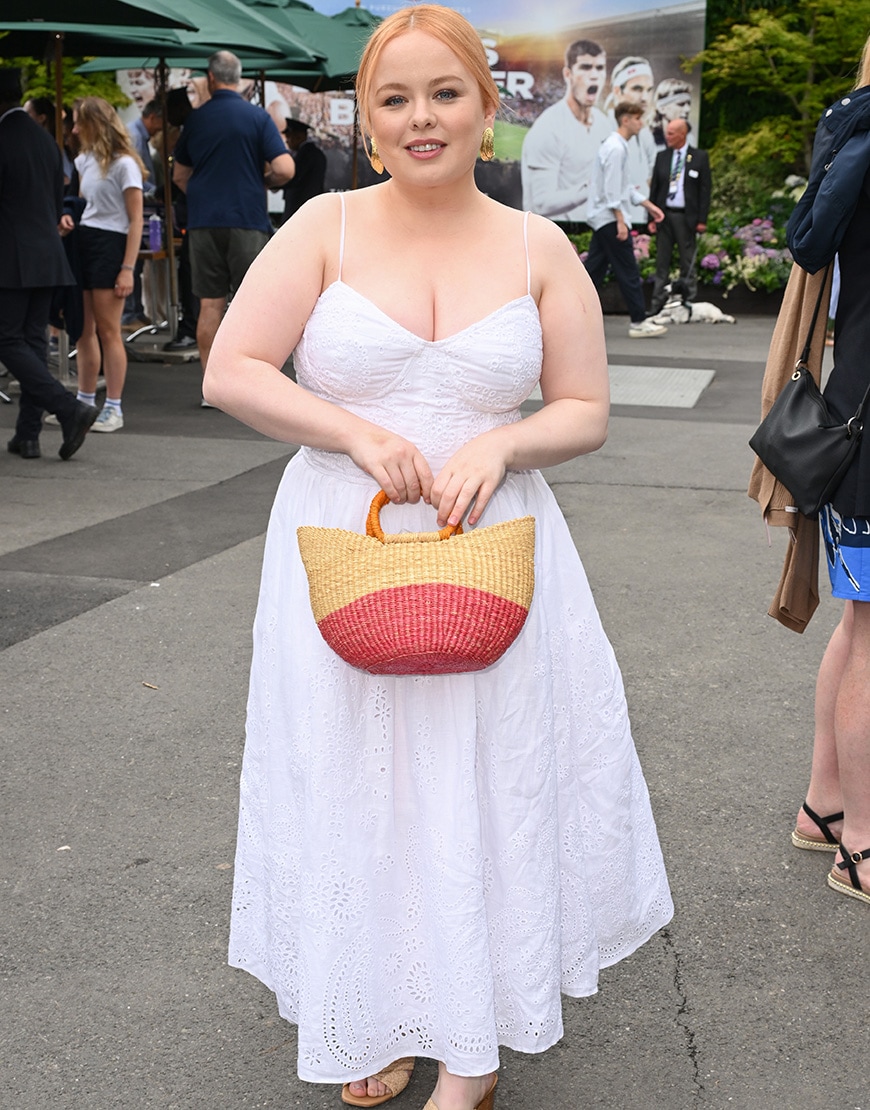 Nicola Coughlan wearing a white sun dress | ASOS Style Feed