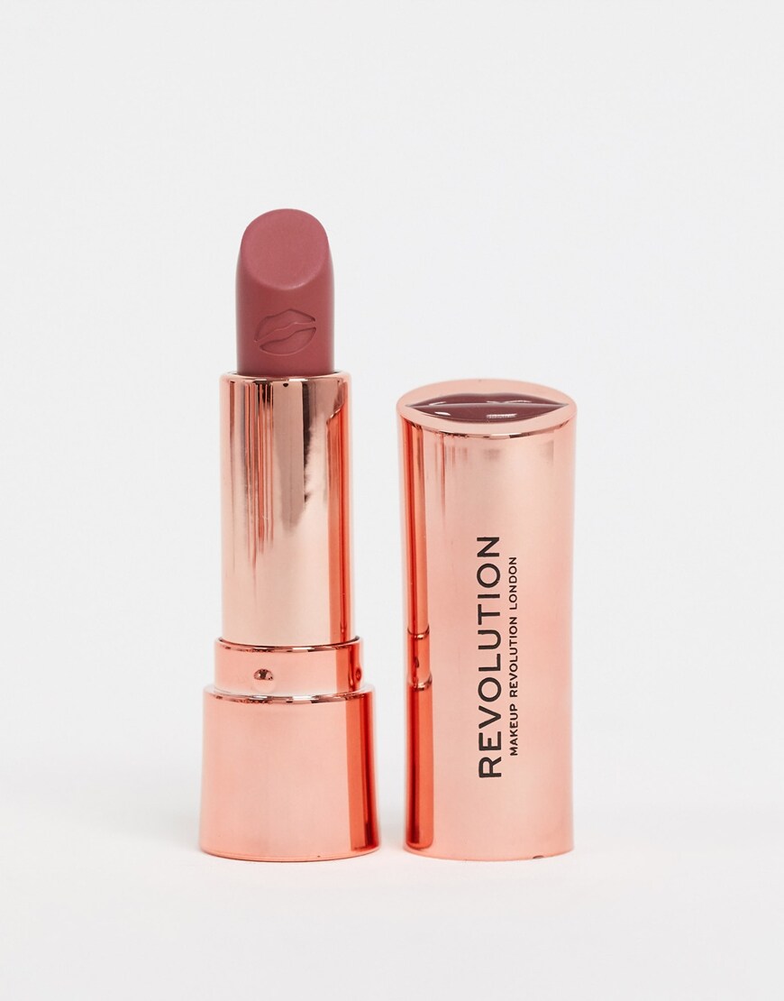Pink-brown lipstick