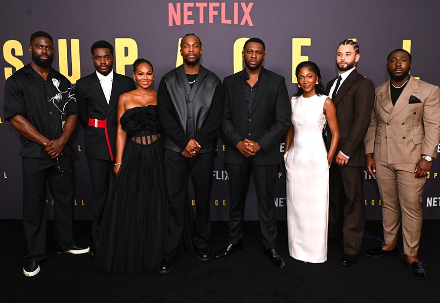 All the main cast members of Supacell on the red carpet. | ASOS Style Feed