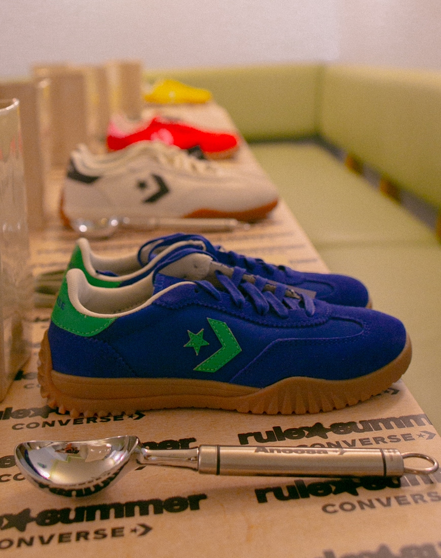 Blue Converse Run Star trainers | ASOS Style Feed