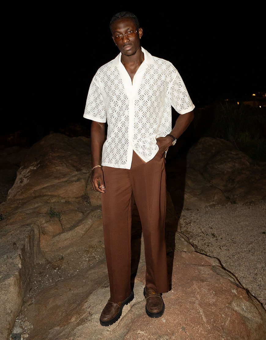 White shirt and trousers | ASOS Style Feed