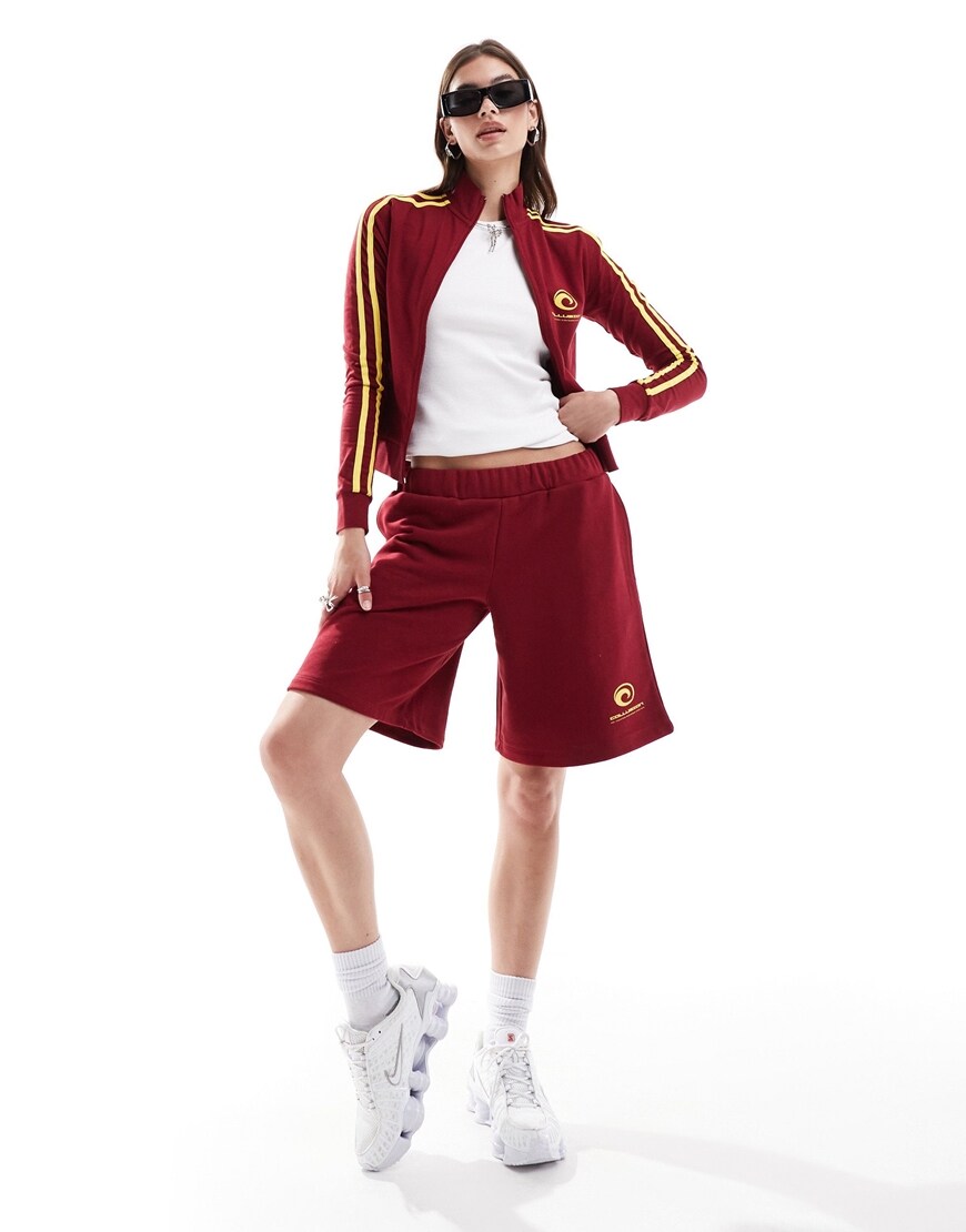  COLLUSION longline boxer short co ord in red | ASOS Style Feed