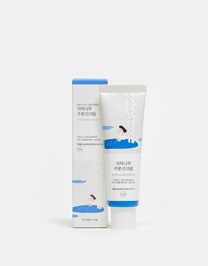 Round Lab Birch Juice Sun Cream SPF50 50ml | ASOS Style Feed