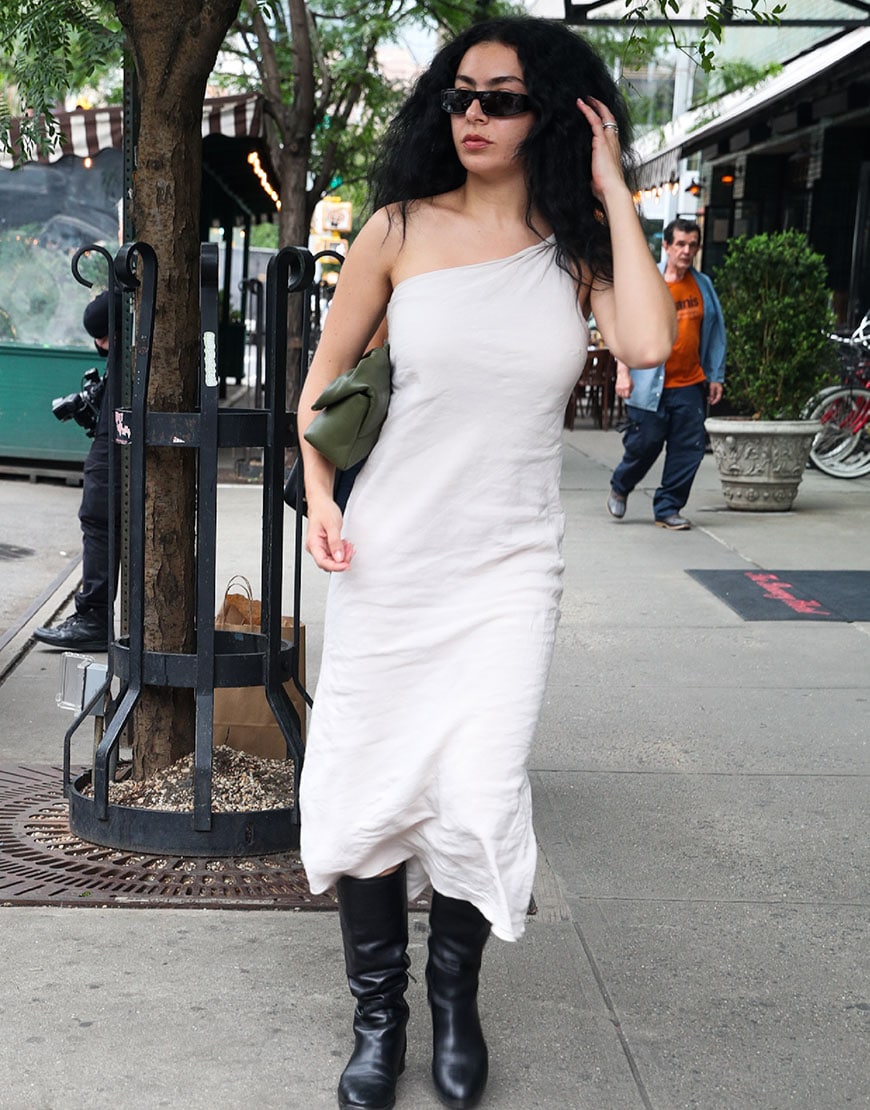 Charli xcx in white dress | ASOS Style Feed