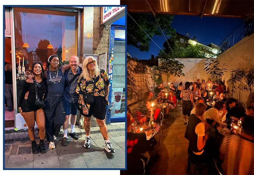 ASOS staff and the La Camionera bar