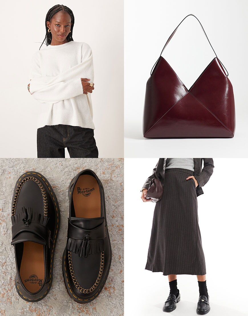 Collage of ASOS clothes