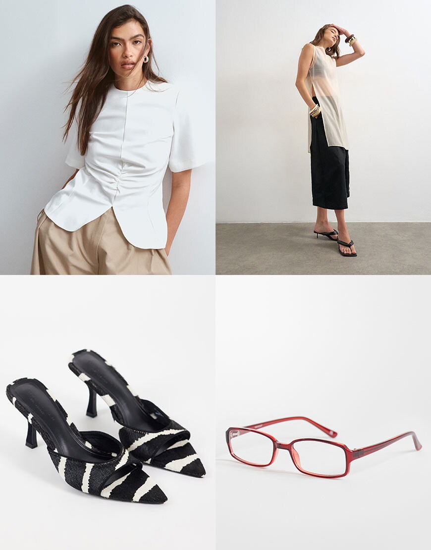 Collage of ASOS clothes