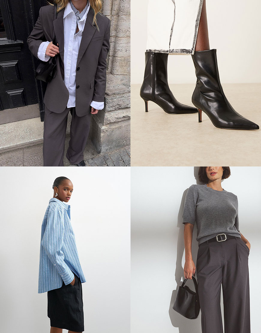 Collage of ASOS clothes