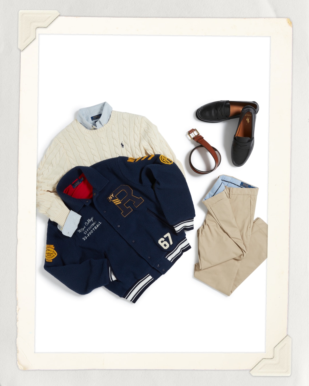 A flatlay of the new Polo Ralph Lauren collection | ASOS Style Feed
