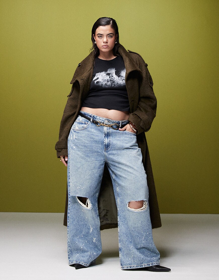 Horse print tee and jeans | ASOS Style Feed