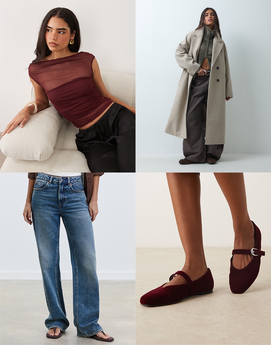 A  burgundy styling sandwich | ASOS