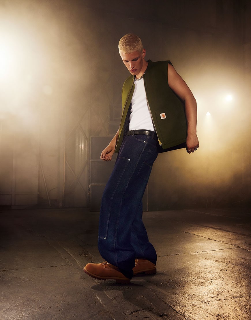 Model wearing Carhartt, Night Shift Aesthetic | ASOS Style Feed