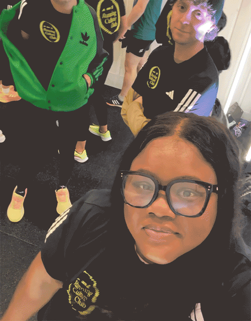 Casey at the adidas x Friday Night Lights Run Club | ASOS Style Feed