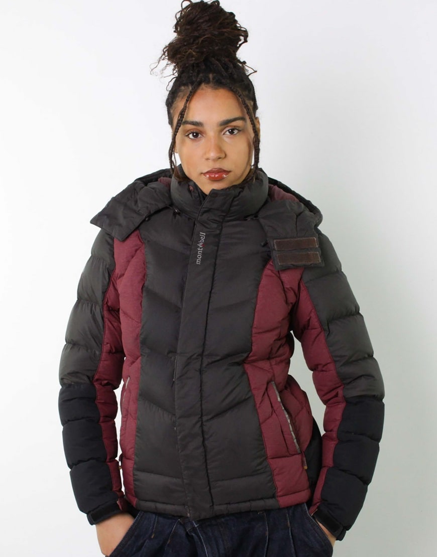 Vintage Montbell L Padded Coat in Dark Grey | ASOS Style Feed