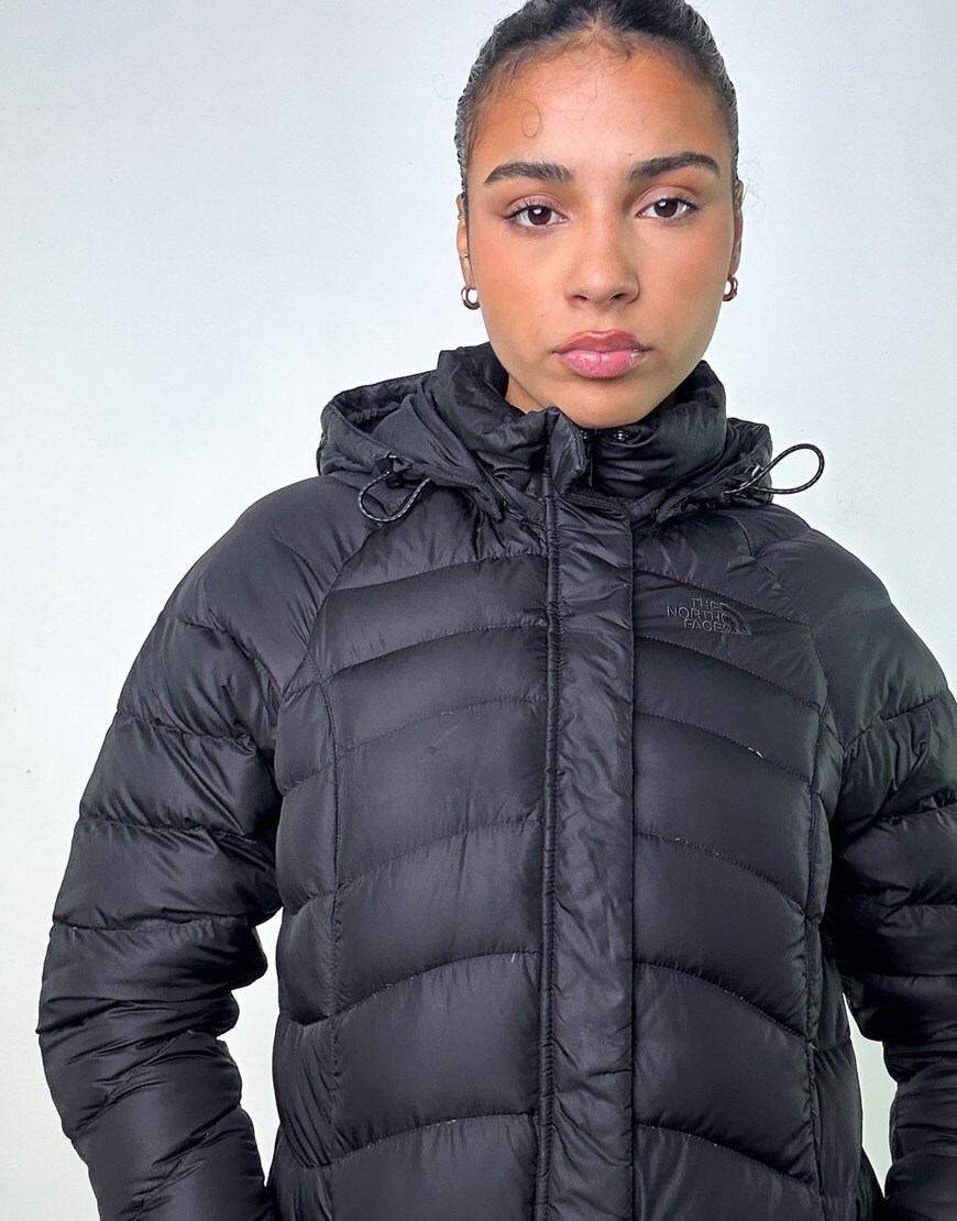 Vintage The North Face S Padded Coat in Black | ASOS Style Feed