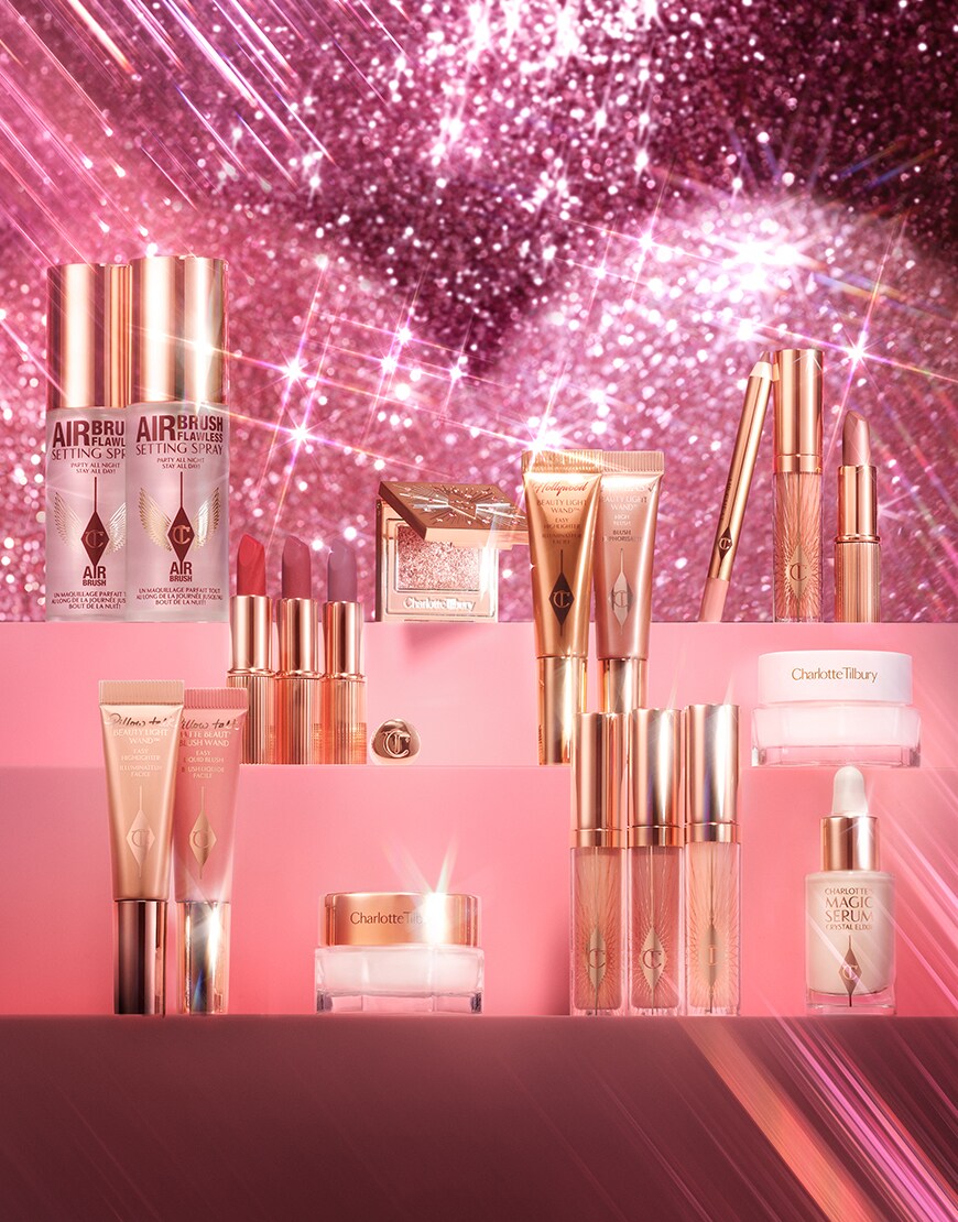 Charlotte Tilbury skincare and makeup products