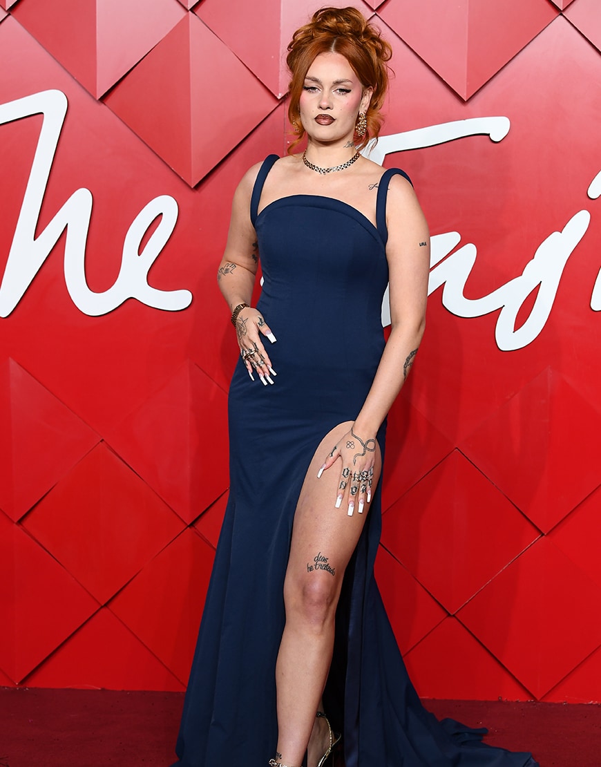 Sasha Keable at the British Fashion Awards