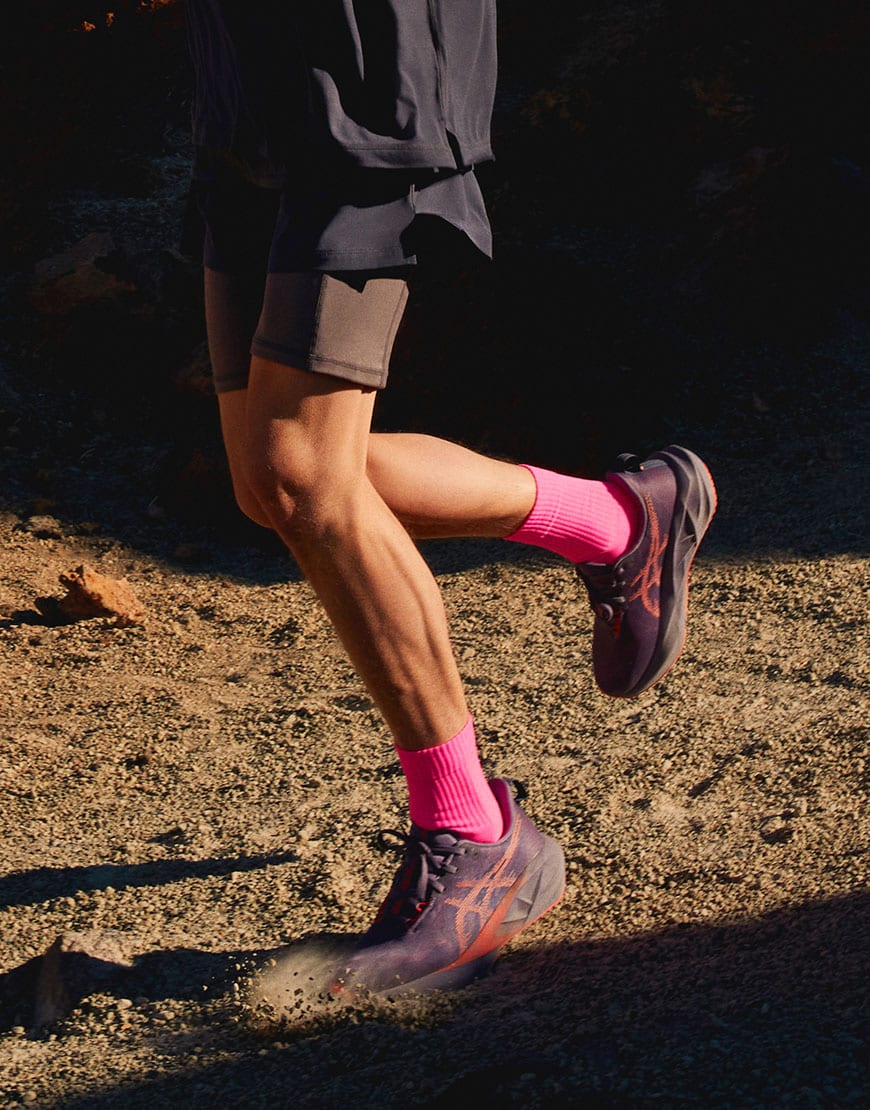 Model wearing trainers from Asics | ASOS Style Feed