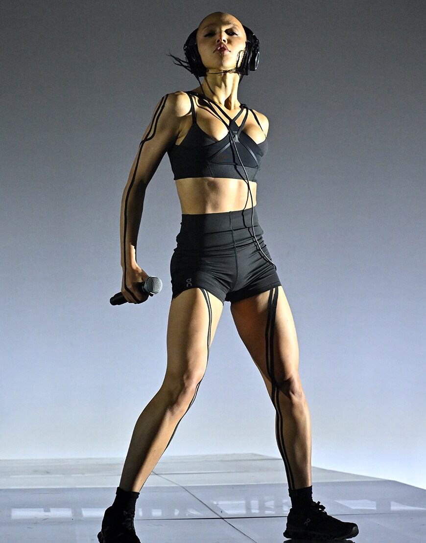 FKA Twigs performing at Beams in London