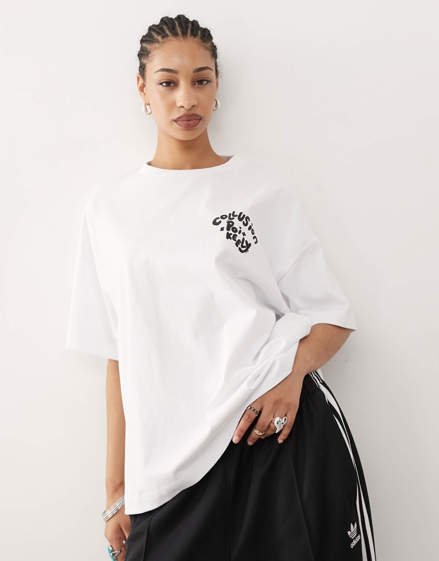 Model in white T-shirt| ASOS Style Feed