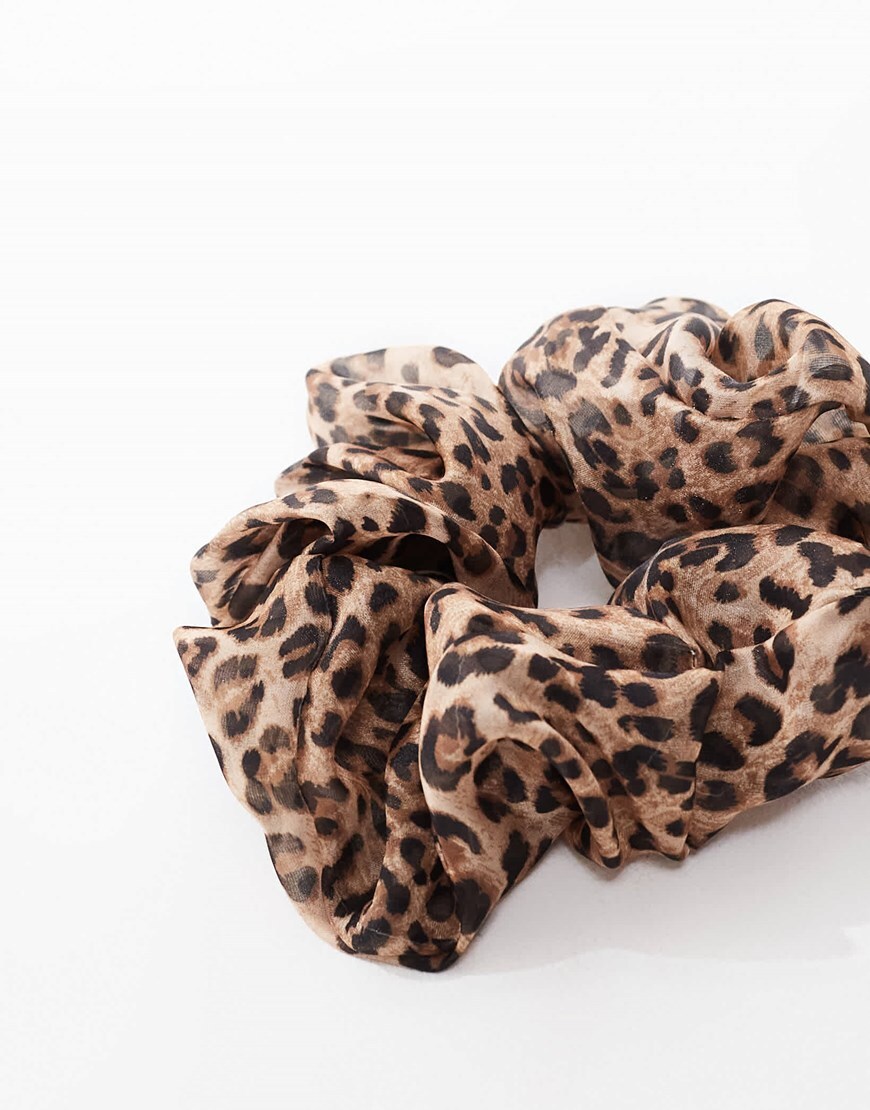 Leopard-Print Scrunchie