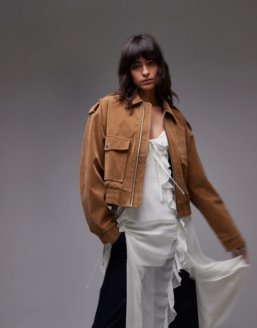 Brown Suede Jacket