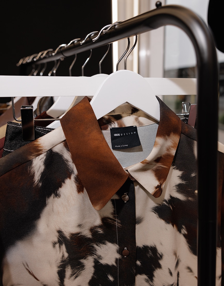 Cow-print shirt | ASOS Style Feed