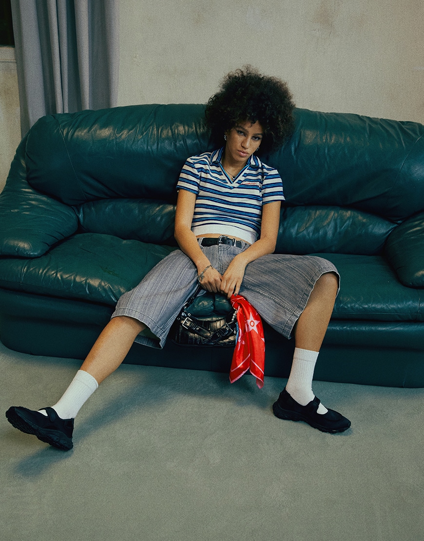 Model wearing jorts | ASOS Style Feed