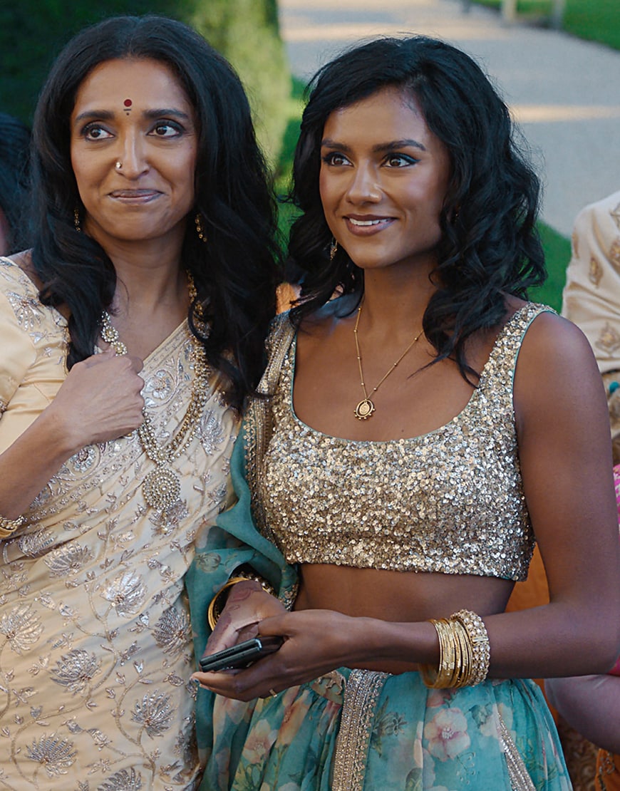 Simone Ashley on the set of Picture This