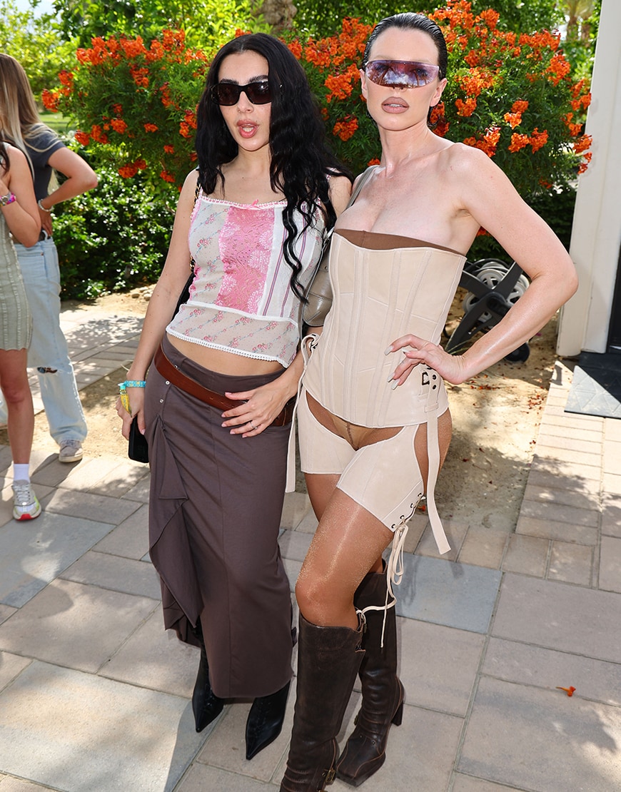 Charli xcx with Julia Fox