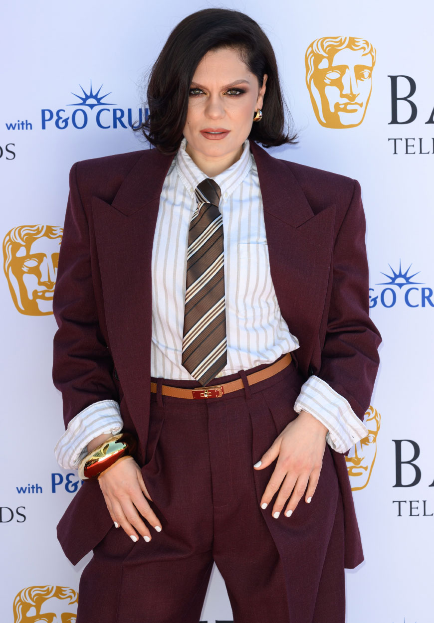 Jessie J Wearing A Suit At The BAFTAs