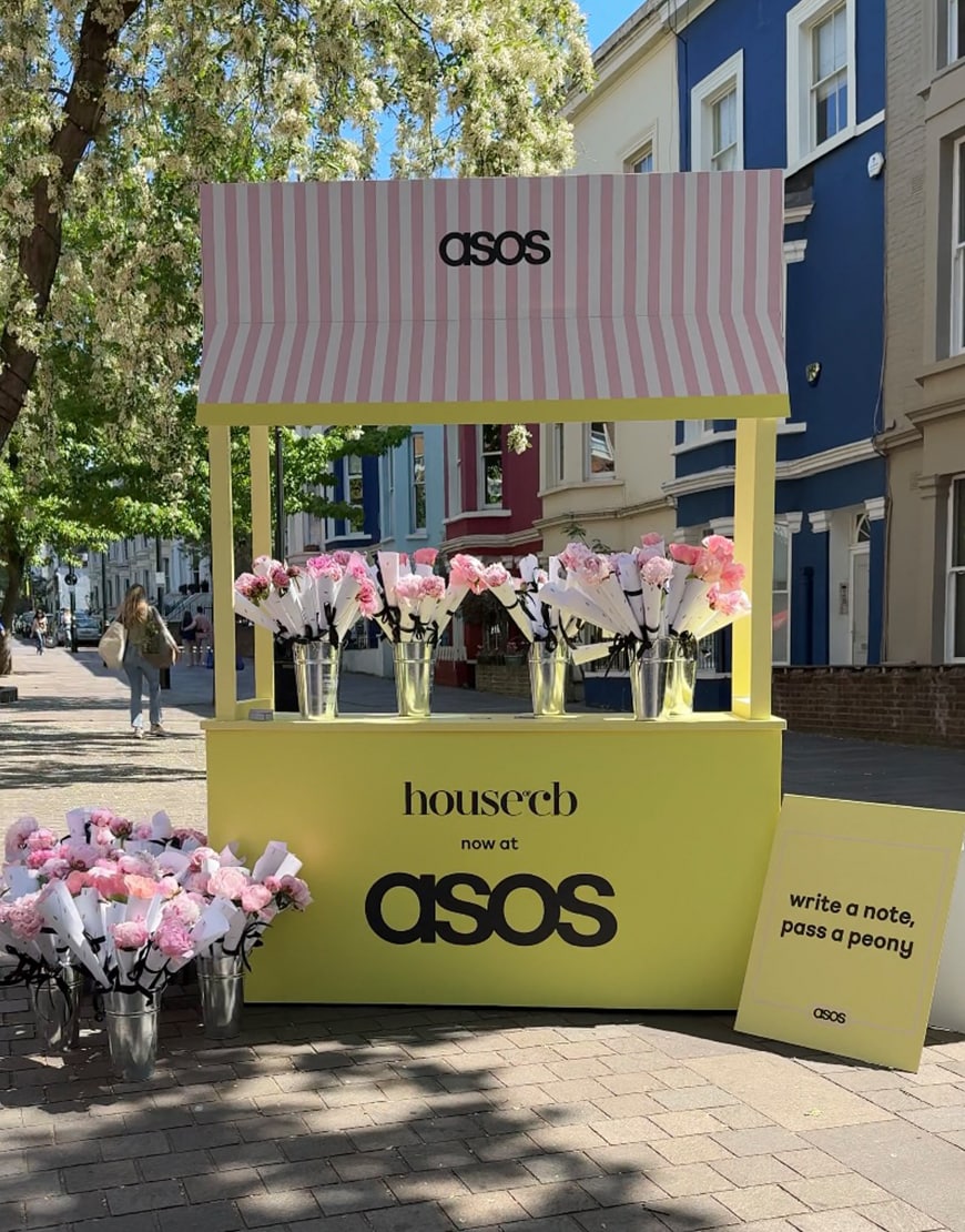 ASOS x House of CB launch kiosk