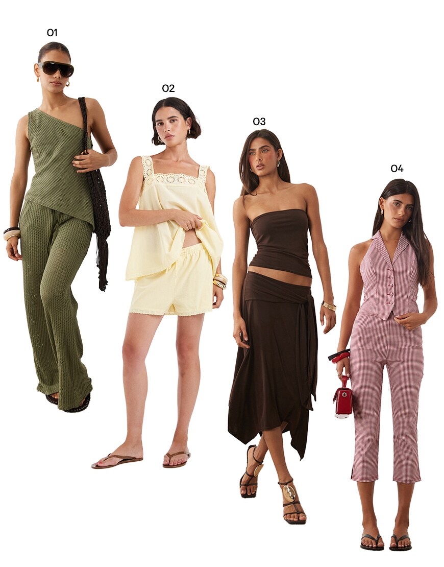 co-ords collage| ASOS Style Feed